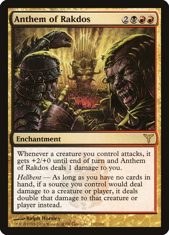 Anthem of Rakdos [Dissension] [Foil]