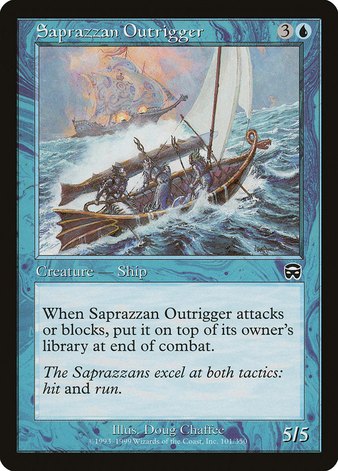 Saprazzan Outrigger [Mercadian Masques] [Foil]