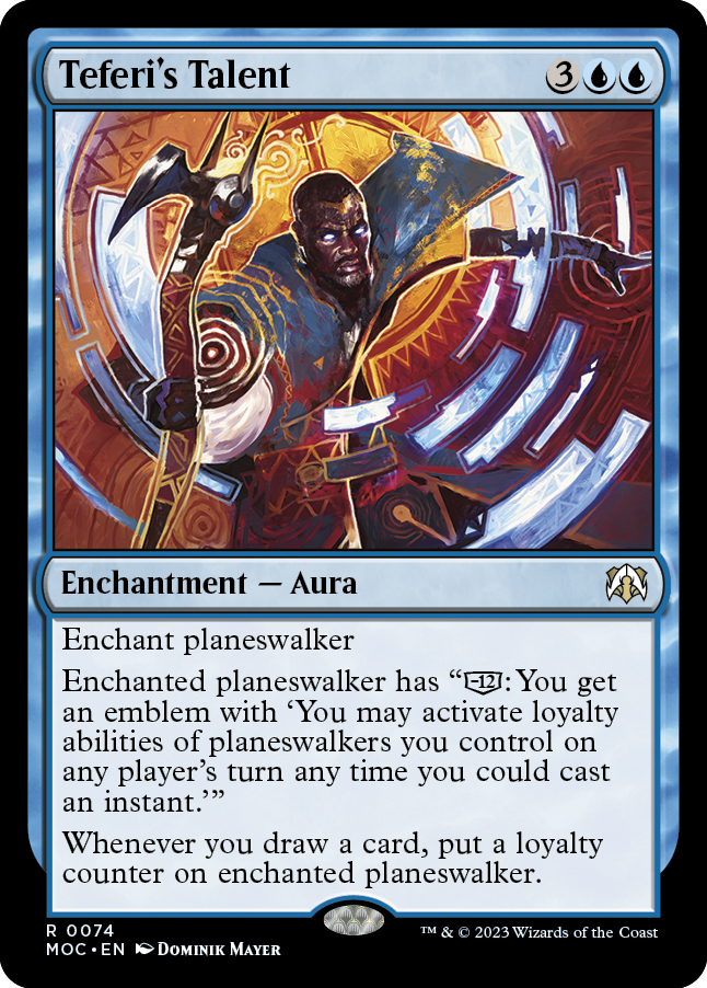 Teferi's Talent [March of the Machine Commander] [Foil]