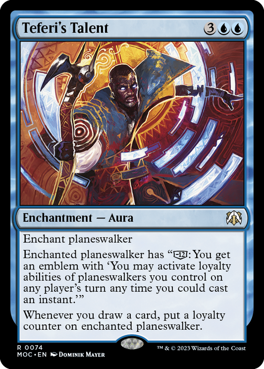 Teferi's Talent [March of the Machine Commander] [Foil]