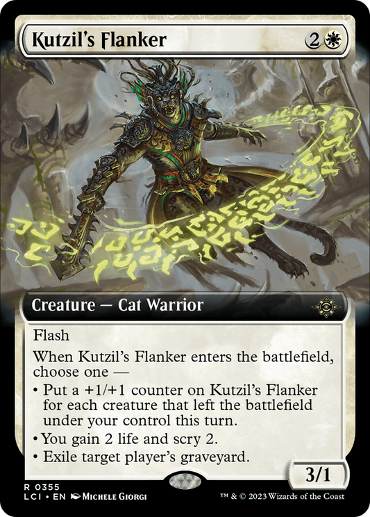 Kutzil's Flanker (Extended Art) [The Lost Caverns of Ixalan] [Foil]