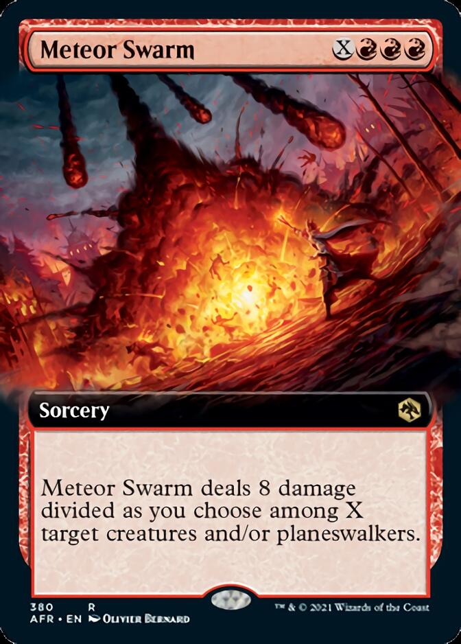 Meteor Swarm (Extended Art) [Dungeons & Dragons: Adventures in the Forgotten Realms] [Foil]