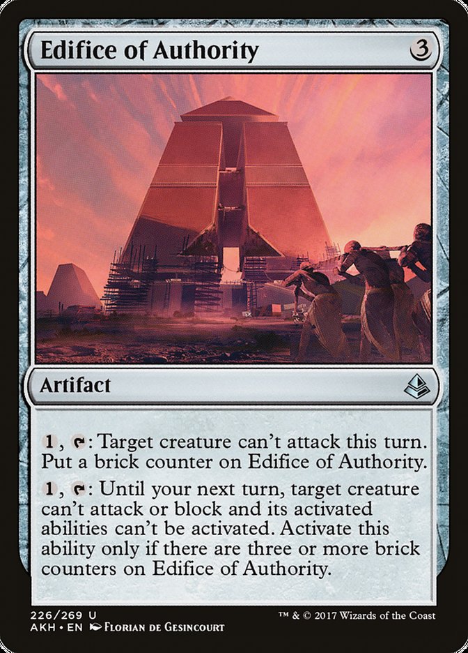 Edifice of Authority [Amonkhet] [Foil]