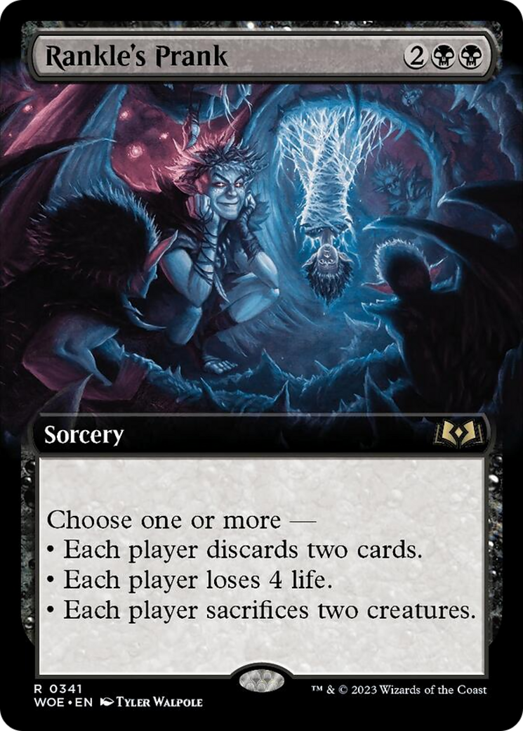 Rankle's Prank (Extended Art) [Wilds of Eldraine] [Foil]