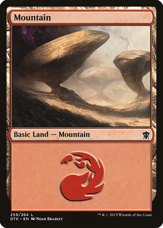 Mountain (259) [Dragons of Tarkir] [Foil]