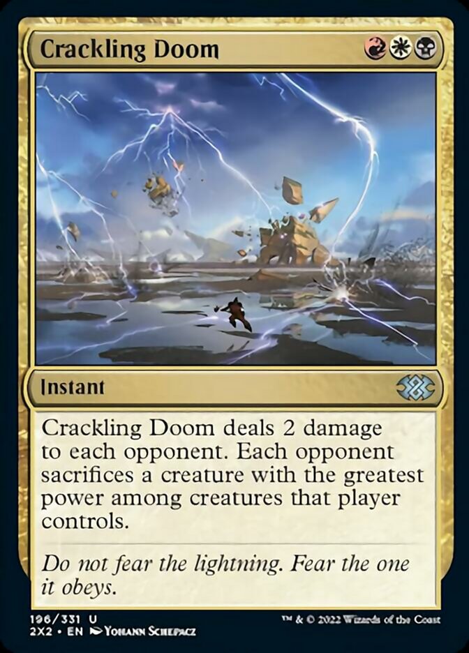 Crackling Doom [Double Masters 2022] [Foil]