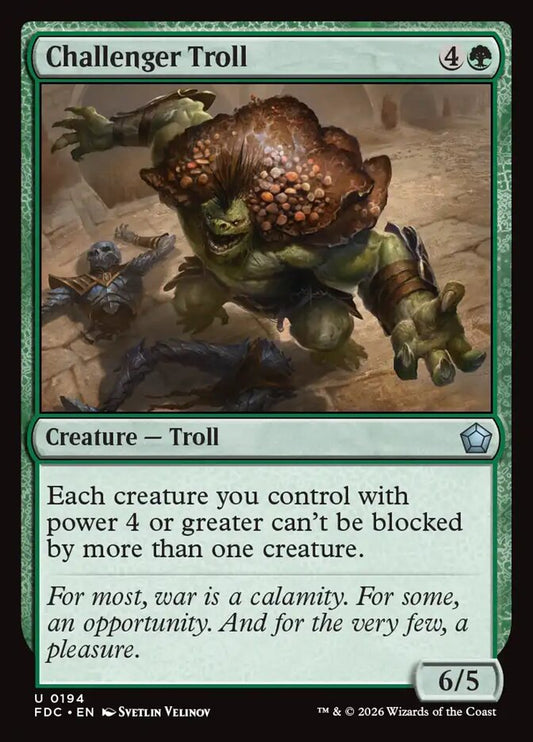 Challenger Troll [Foundations Commander]