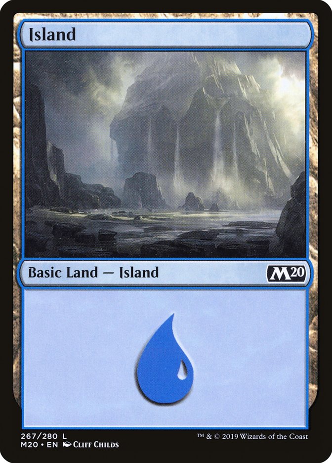 Island (267) [Core Set 2020] [Foil]
