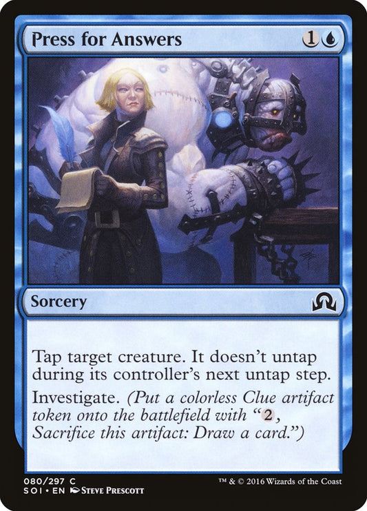 Press for Answers [Shadows over Innistrad] [Foil]