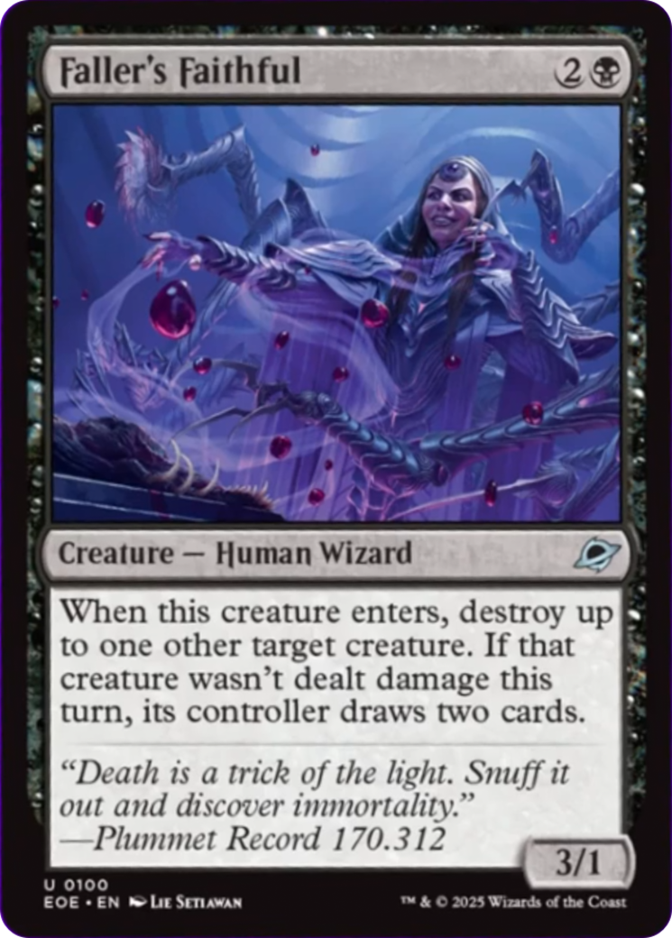 Faller's Faithful [Edge of Eternities] [Foil]