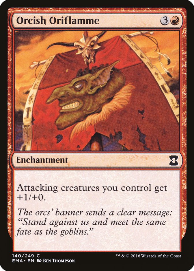 Orcish Oriflamme [Eternal Masters] [Foil]
