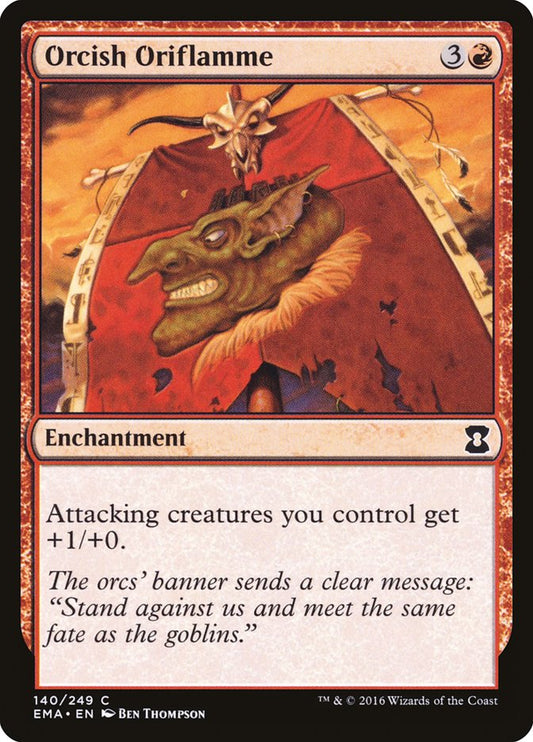 Orcish Oriflamme [Eternal Masters] [Foil]