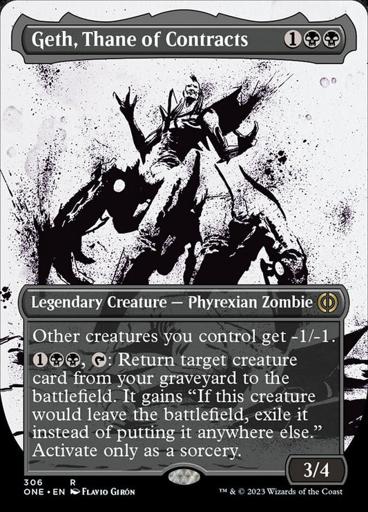 Geth, Thane of Contracts (Borderless Ichor) [Phyrexia: All Will Be One] [Foil]