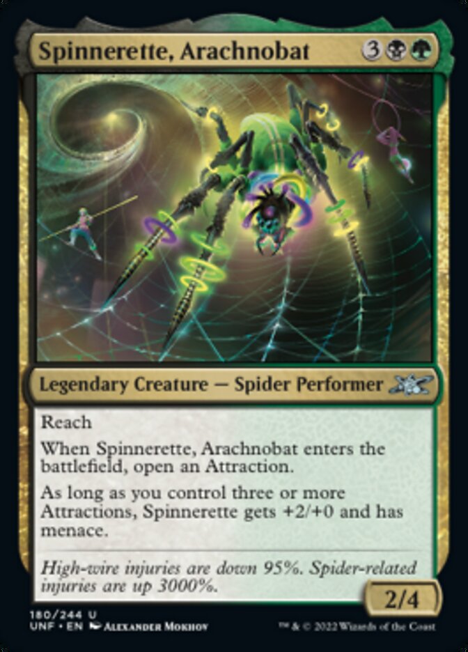 Spinnerette, Arachnobat [Unfinity] [Foil]