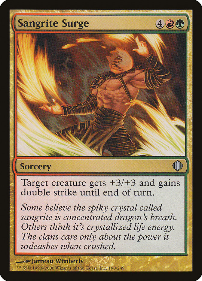 Sangrite Surge [Shards of Alara] [Foil]