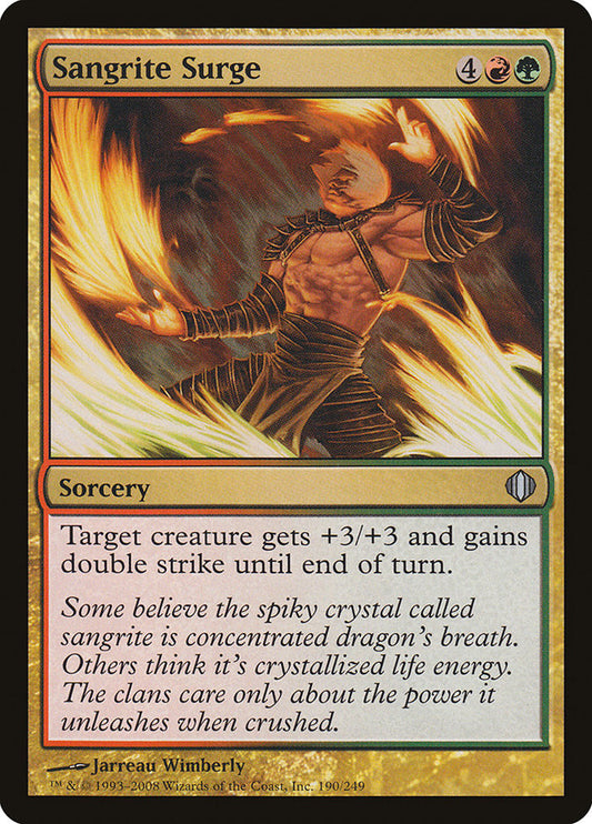 Sangrite Surge [Shards of Alara] [Foil]