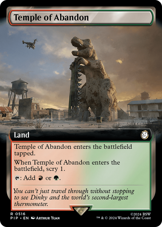 Temple of Abandon (Extended Art) [Fallout] [Foil]