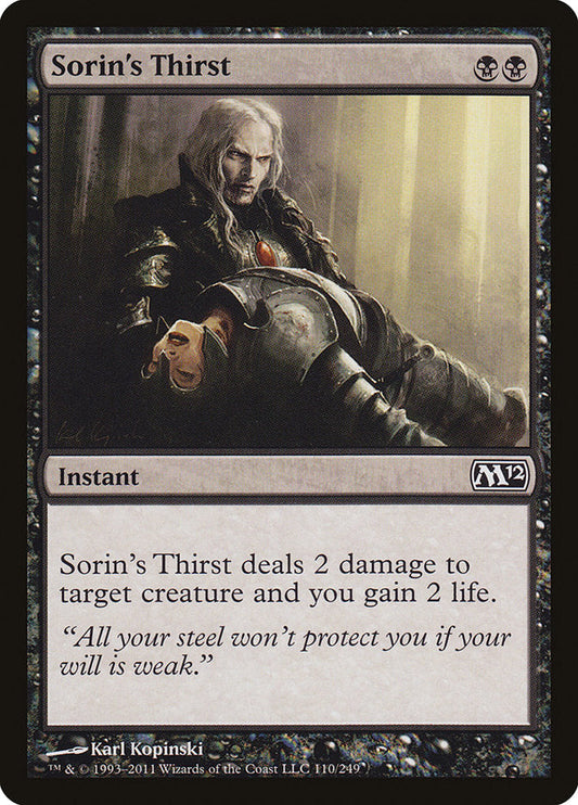 Sorin's Thirst [Core Set 2012]