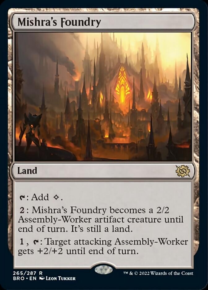 Mishra's Foundry [The Brothers' War] [Foil]