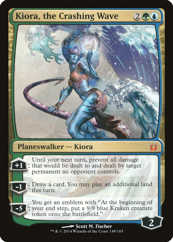 Kiora, the Crashing Wave [Born of the Gods] [Foil]