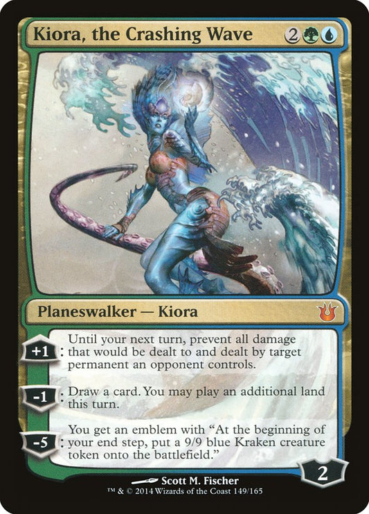 Kiora, the Crashing Wave [Born of the Gods] [Foil]