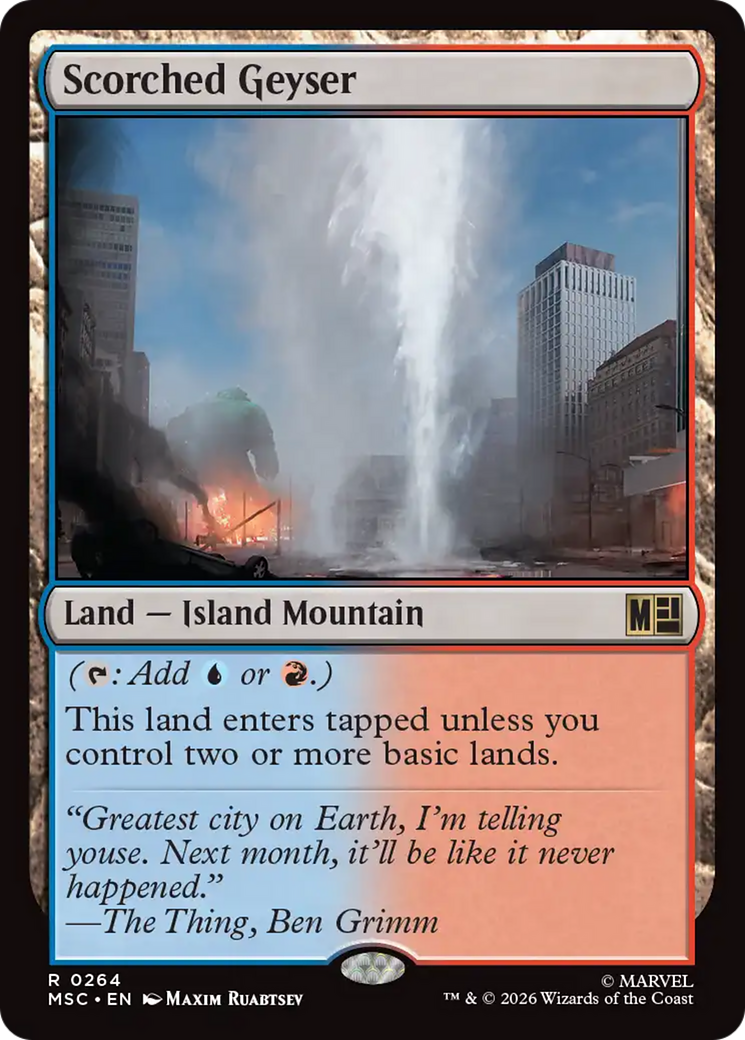 Scorched Geyser [Marvel Super Heroes Commander]