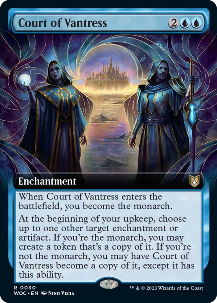 Court of Vantress (Extended Art) [Wilds of Eldraine Commander] [Foil]