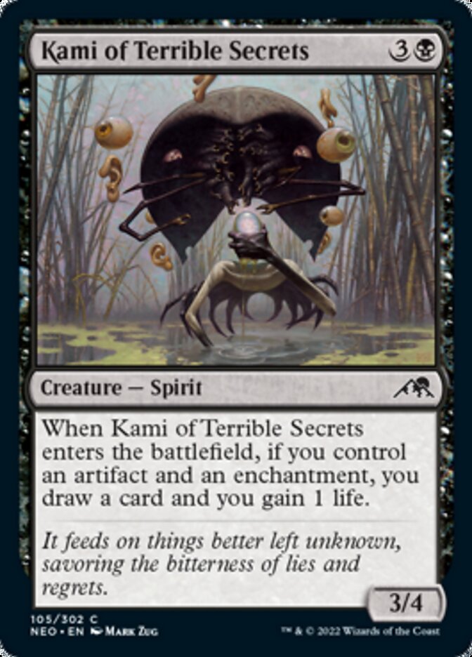 Kami of Terrible Secrets [Kamigawa: Neon Dynasty] [Foil]