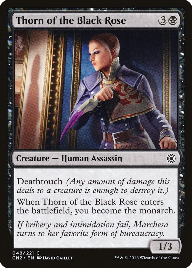 Thorn of the Black Rose [Conspiracy: Take the Crown] [Foil]