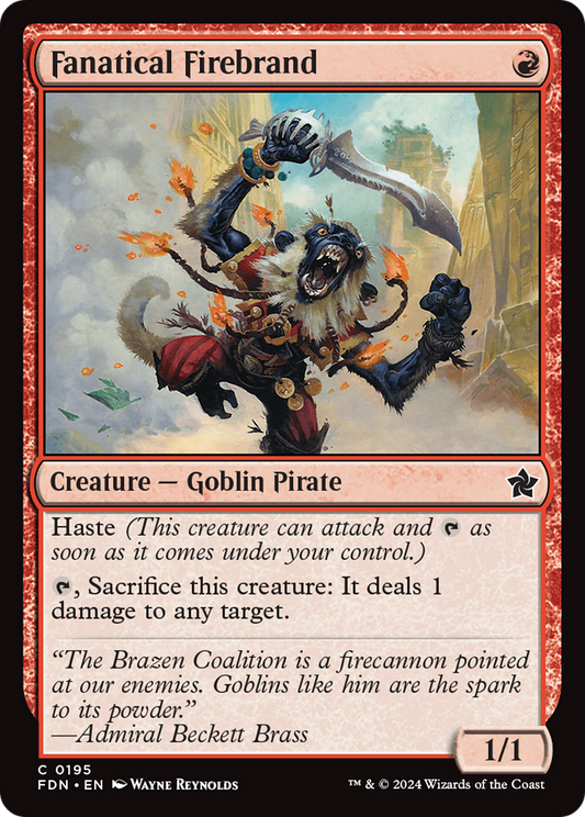 Fanatical Firebrand [Foundations] [Foil]