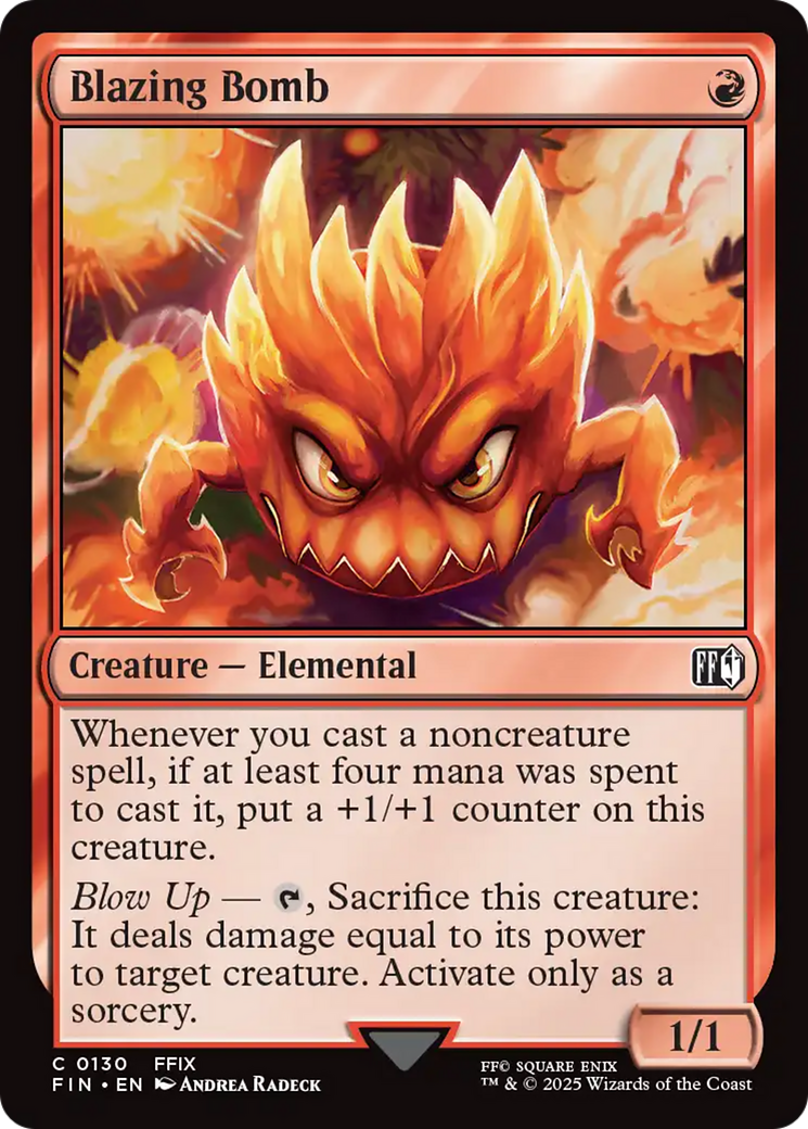 Blazing Bomb [FINAL FANTASY] [Foil]
