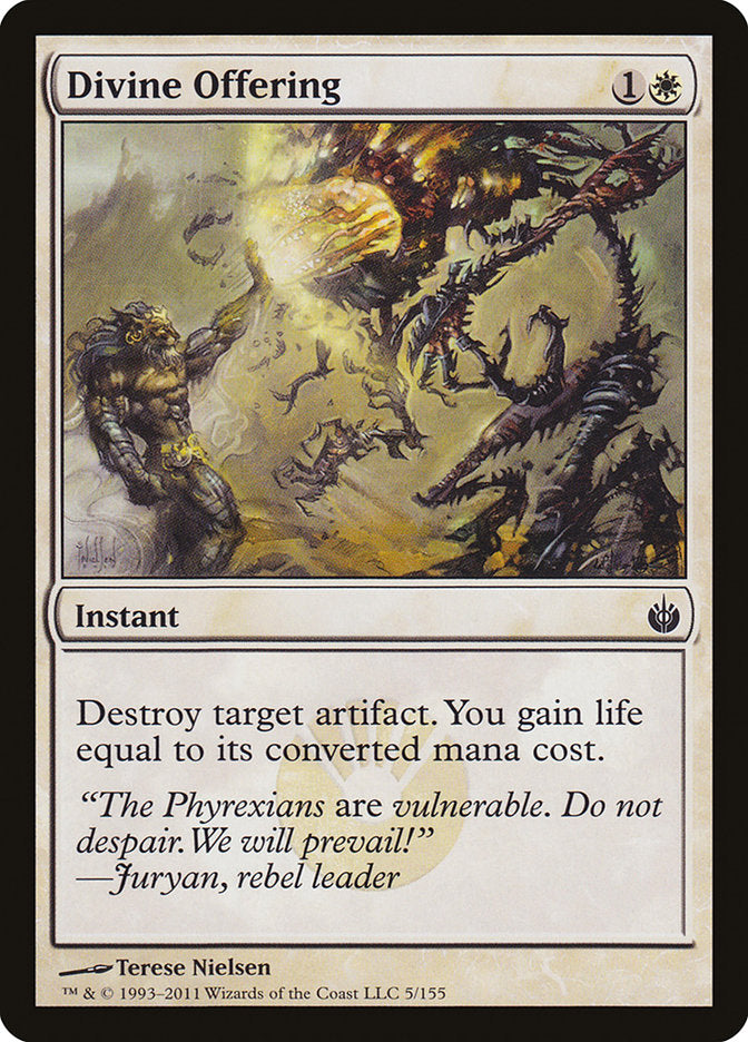 Divine Offering [Mirrodin Besieged] [Foil]