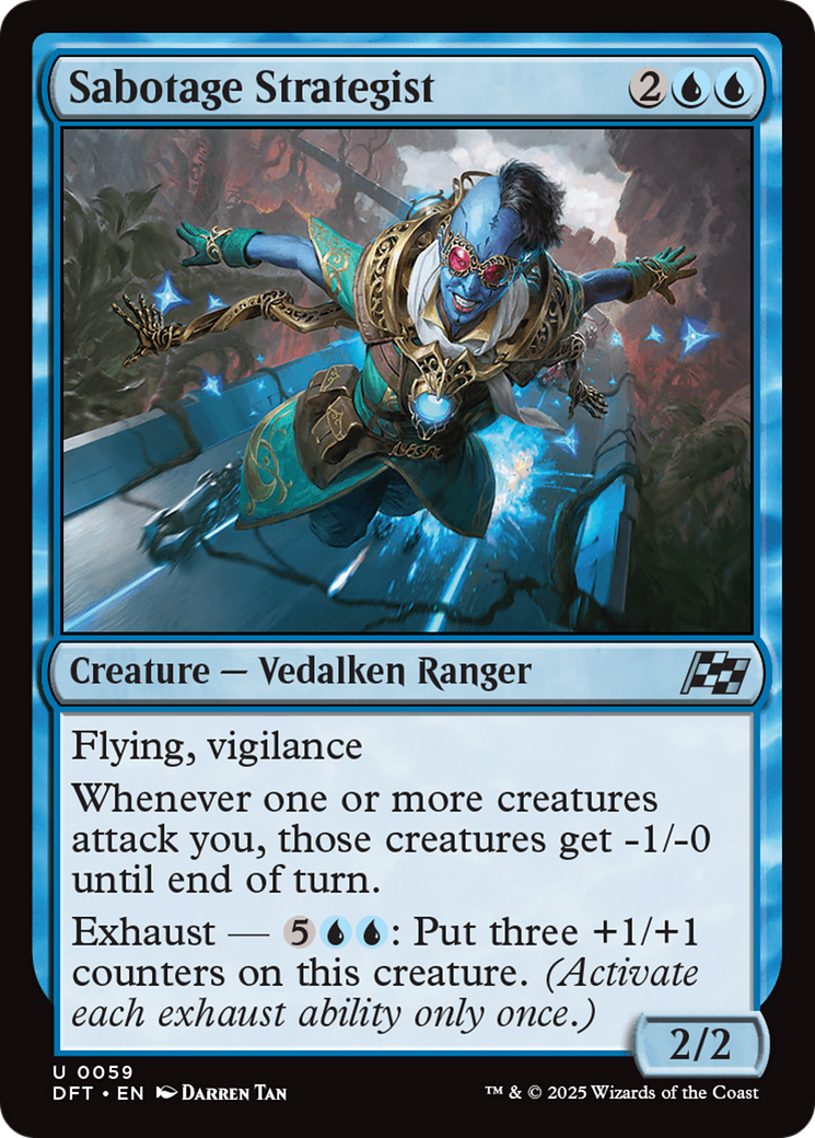 Sabotage Strategist [Aetherdrift] [Foil]