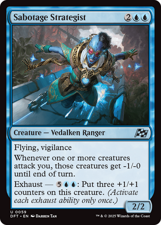 Sabotage Strategist [Aetherdrift] [Foil]