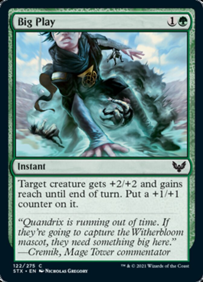 Big Play [Strixhaven: School of Mages] [Foil]