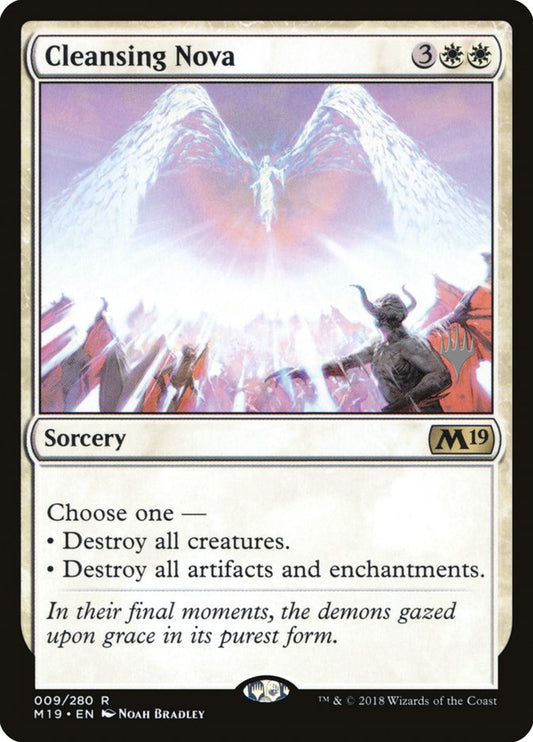 Cleansing Nova (Promo Pack) [Core Set 2019 Promos] [Foil]