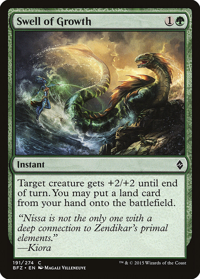 Swell of Growth [Battle for Zendikar] [Foil]