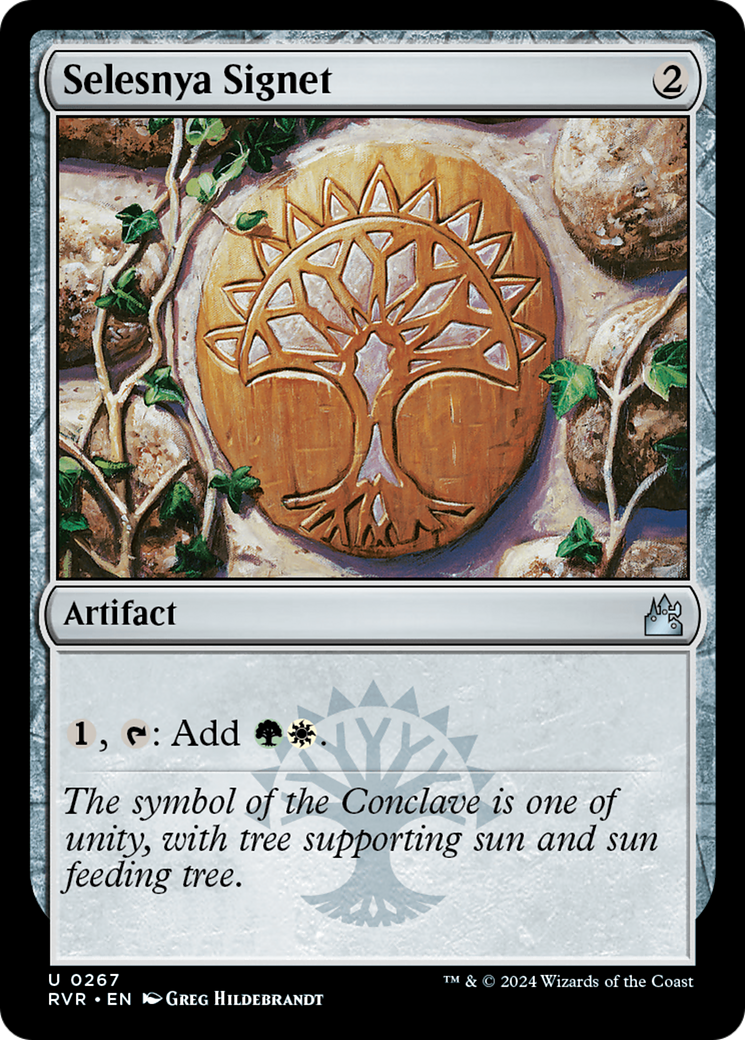 Selesnya Signet [Ravnica Remastered] [Foil]