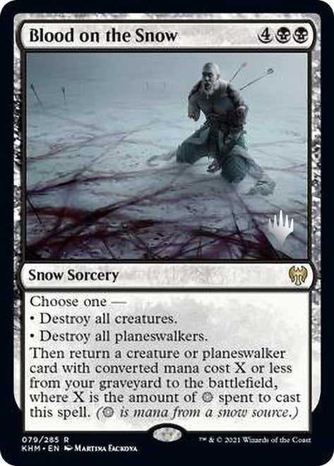 Blood on the Snow (Promo Pack) [Kaldheim Promos] [Foil]