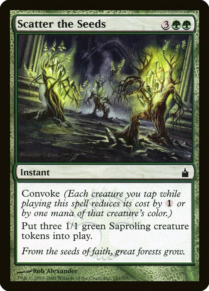 Scatter the Seeds [Ravnica: City of Guilds] [Foil]