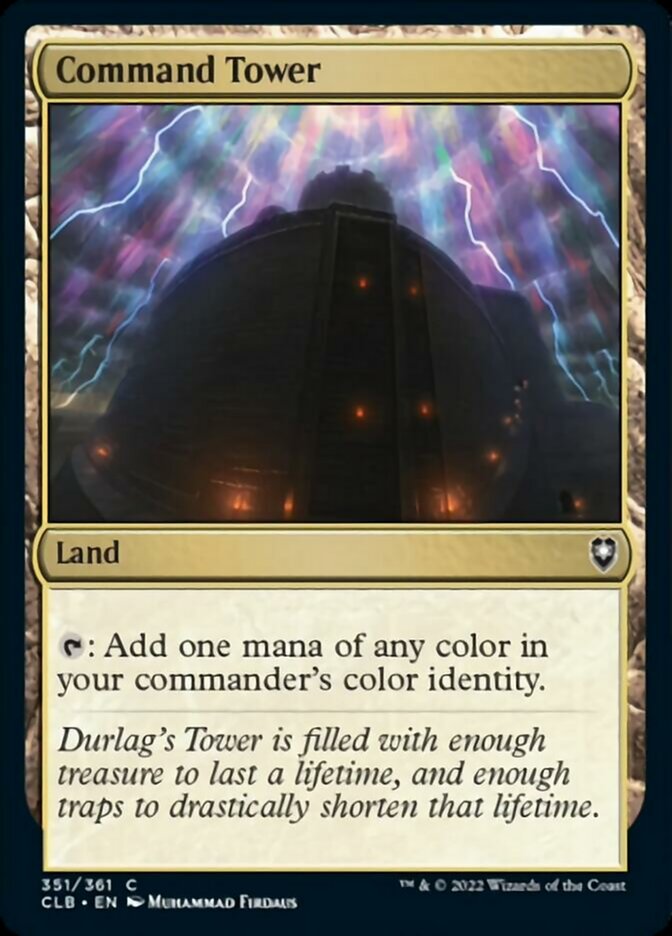 Command Tower [Commander Legends: Battle for Baldur's Gate] [Foil]