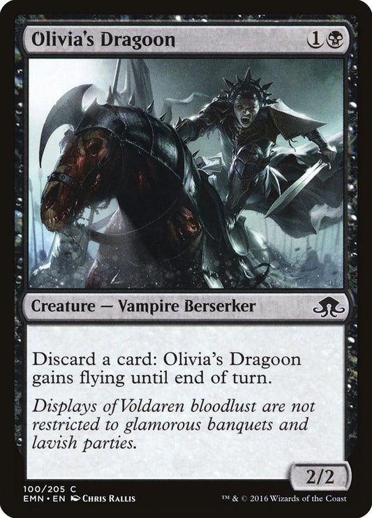 Olivia's Dragoon [Eldritch Moon] [Foil]