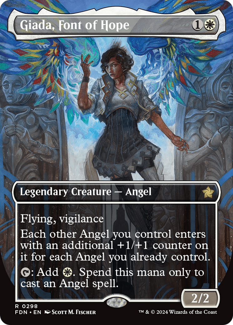 Giada, Font of Hope (Borderless) [Foundations] [Foil]