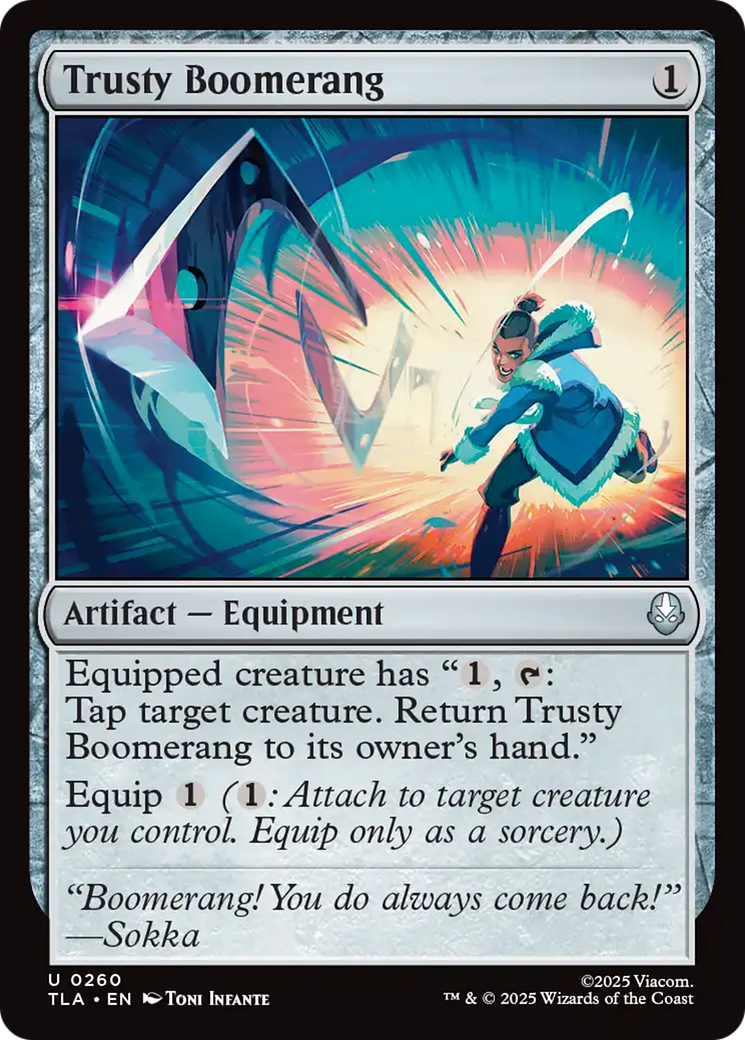 Trusty Boomerang [Avatar: The Last Airbender] [Foil]