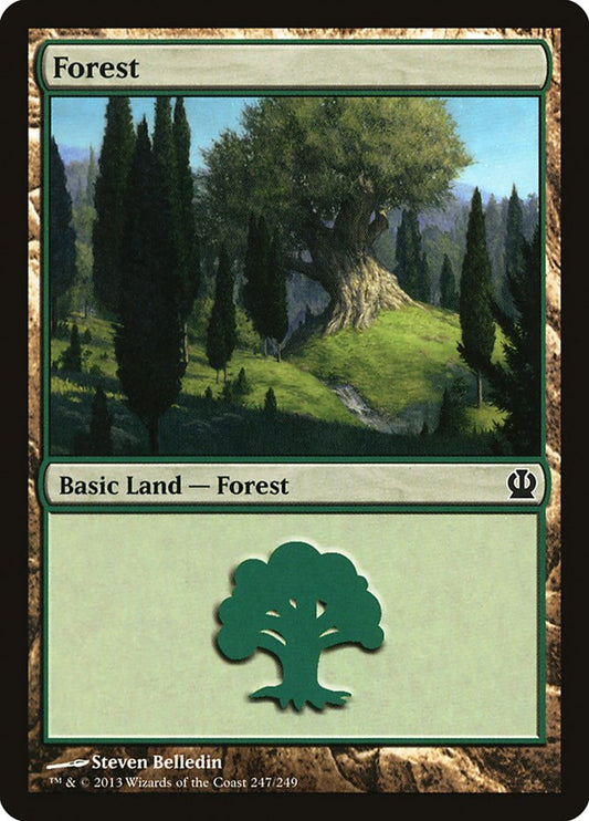 Forest (247) [Theros] [Foil]