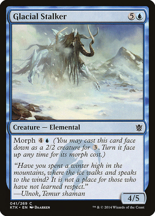 Glacial Stalker [Khans of Tarkir] [Foil]