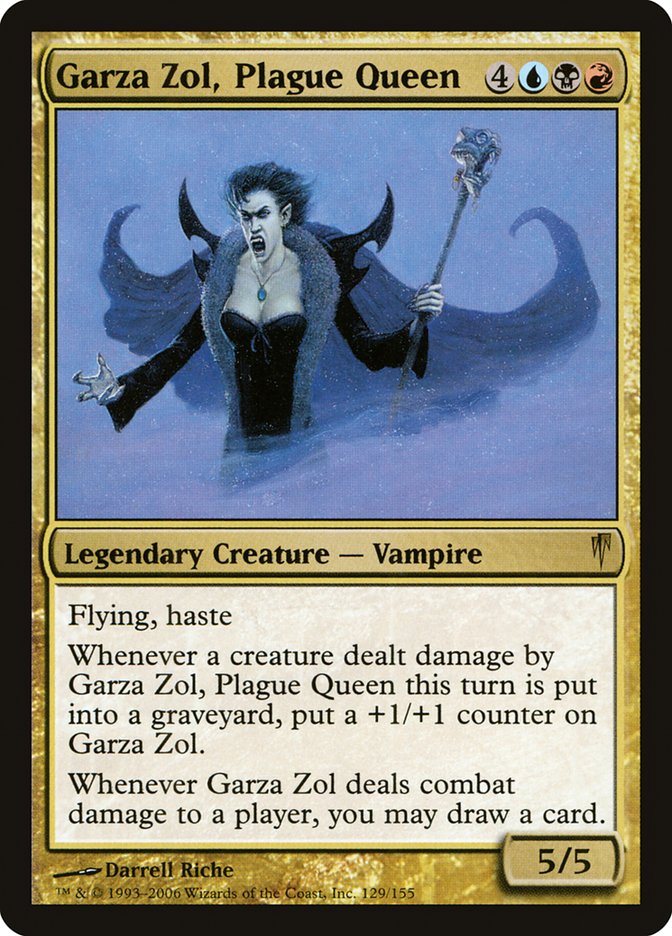 Garza Zol, Plague Queen [Coldsnap] [Foil]