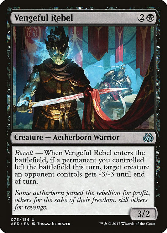 Vengeful Rebel [Aether Revolt] [Foil]
