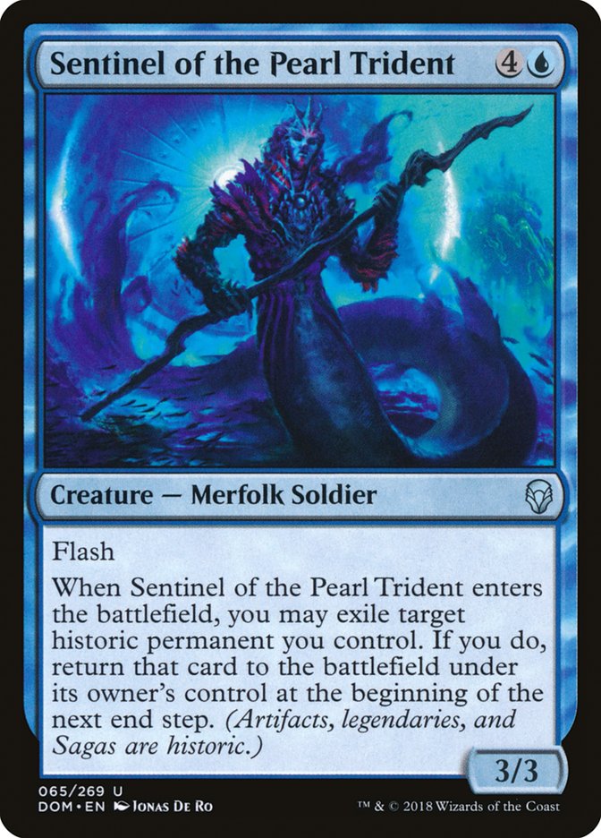 Sentinel of the Pearl Trident [Dominaria] [Foil]