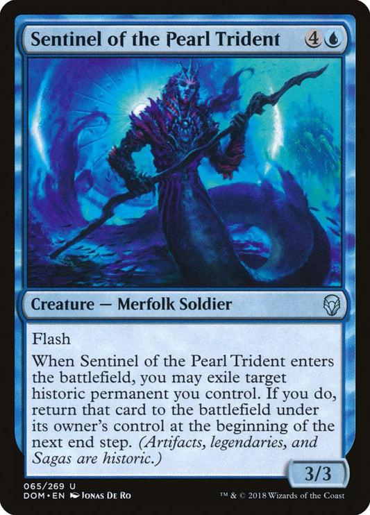 Sentinel of the Pearl Trident [Dominaria] [Foil]